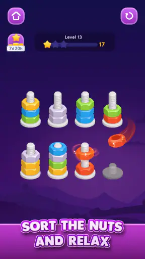 Nut Sort: Color Sorting Game