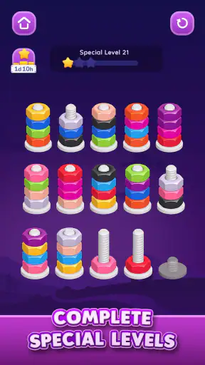 Nut Sort: Color Sorting Game