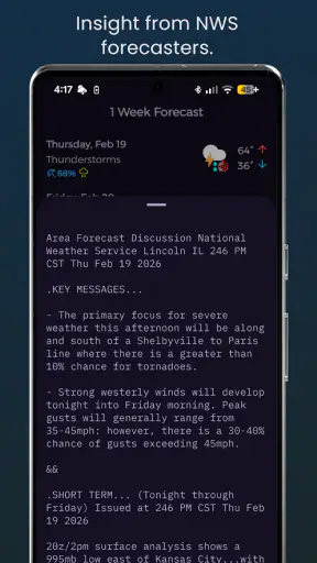 NWS Weather Report