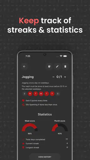 Obedience: BDSM habit tracker