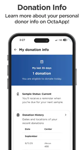 OctaApp - Donate Plasma