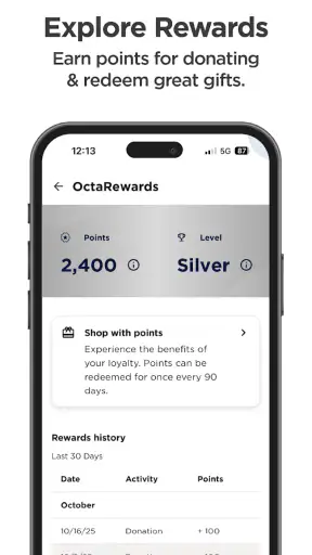 OctaApp - Donate Plasma