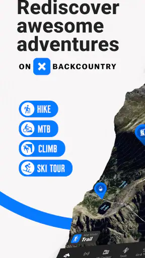onX Backcountry Trail Maps GPS
