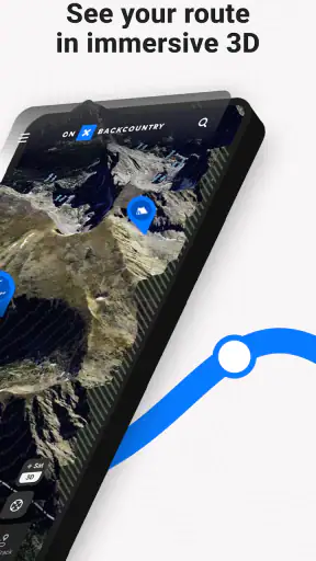 onX Backcountry Trail Maps GPS