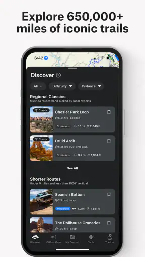 onX Backcountry Trail Maps GPS