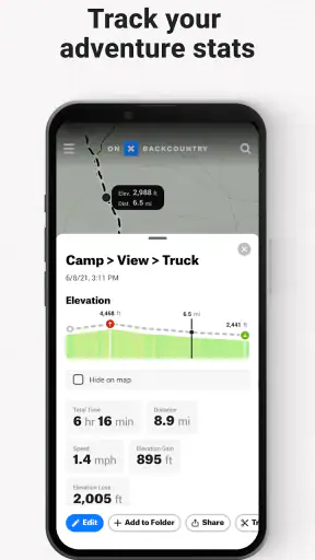 onX Backcountry Trail Maps GPS