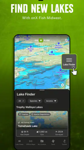 onX Fish: Midwest Fishing App