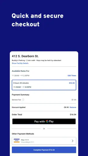 ParkWhiz -- Parking App