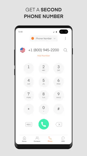 Phoner: Second Phone Number