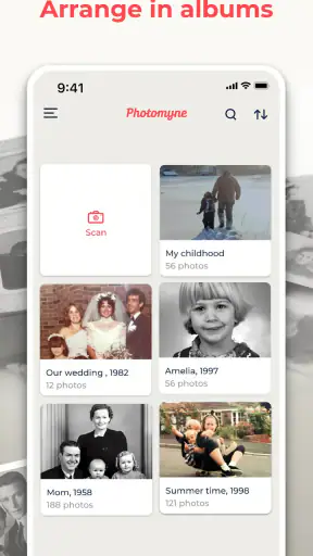 Photo Scan App by Photomyne
