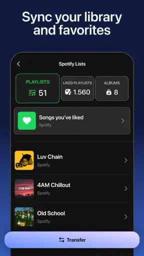 Playlist Transfer for My Music
