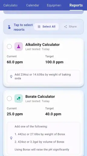 Pool Chemical Calculator