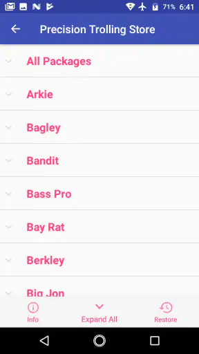 Precision Trolling Data