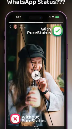 PureStatus: ByeBye Blur Status