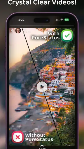 PureStatus: ByeBye Blur Status