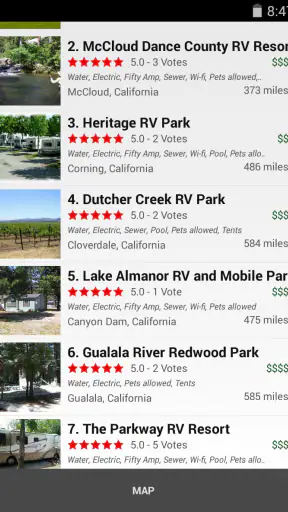 RV Parks & Campgrounds