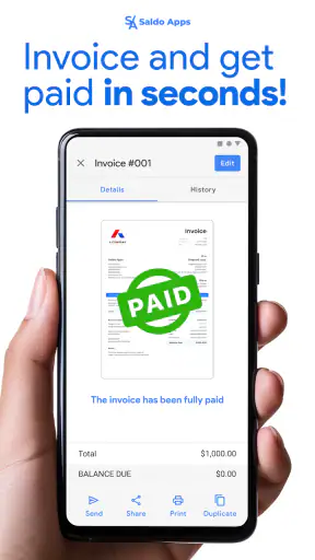 Saldo: Bill & Invoice Maker