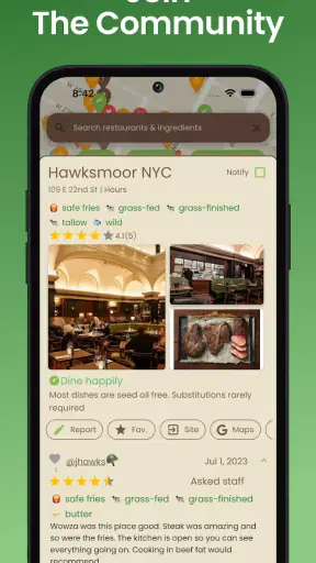 Seed Oil Scout: Healthy Dining