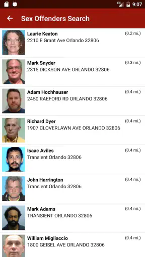 Sex Offenders Search