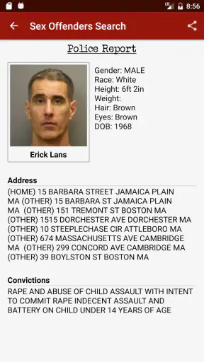 Sex Offenders Search