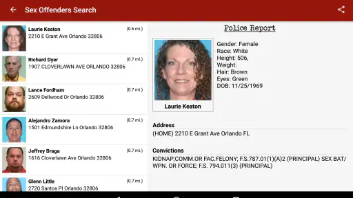 Sex Offenders Search