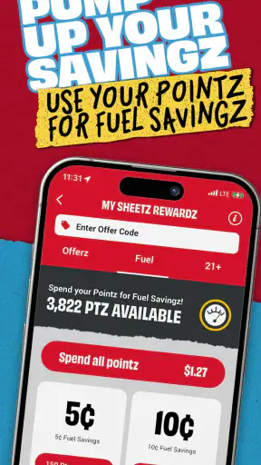Sheetz Food Delivery & Rewards