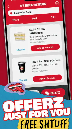 Sheetz Food Delivery & Rewards