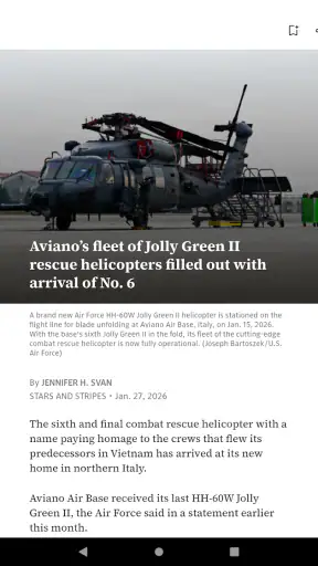 Stars & Stripes: Military News