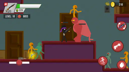 Stick vs Zombies: Platformer