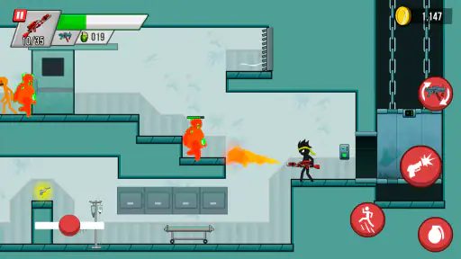 Stick vs Zombies: Platformer