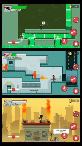 Stick vs Zombies: Platformer