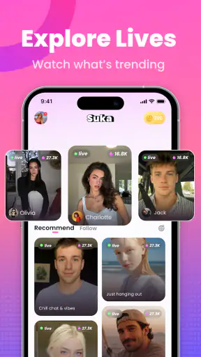 Suka - Live Stream, Chat