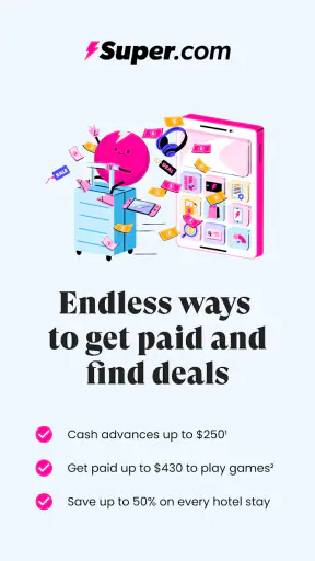 Super.com-Cash Advance, Travel