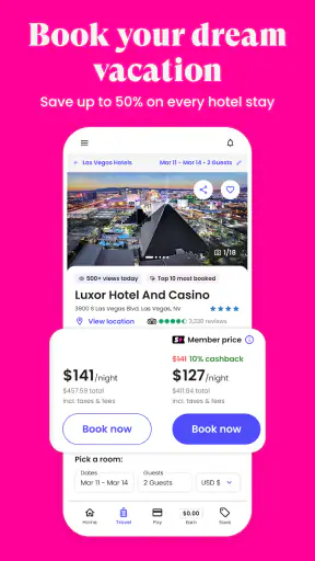 Super.com-Cash Advance, Travel