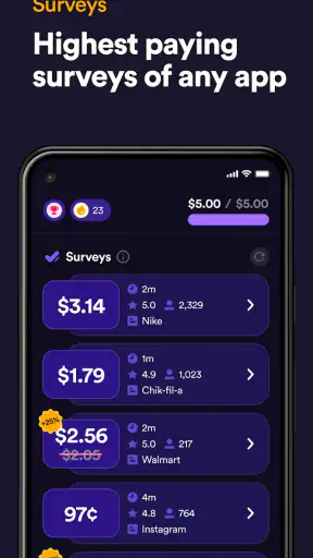 Survey Spin: Get paid cash!