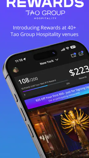 Tao Group Hospitality Rewards