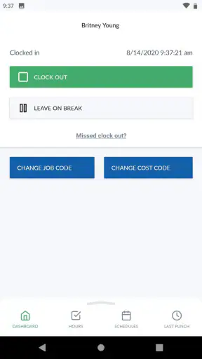 TimeClock Plus Clock