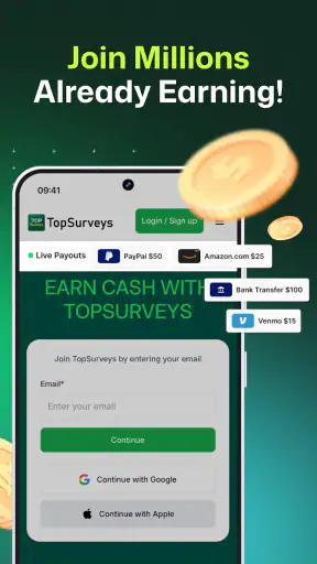 TopSurveys: Paid Surveys App