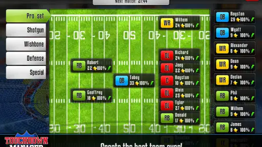 Touchdown Manager