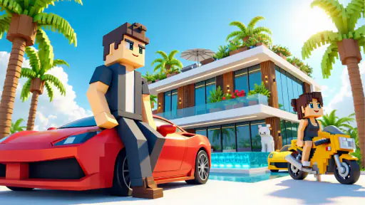 Town Building Life Simulator