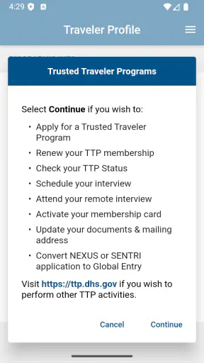 Trusted Traveler Programs