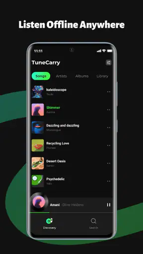 TuneCarry: Offline Music