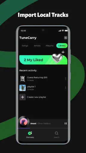 TuneCarry: Offline Music