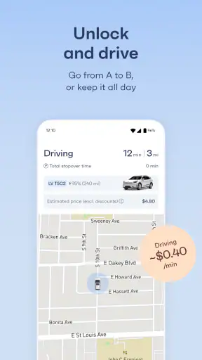 Vay - rent a car by the minute