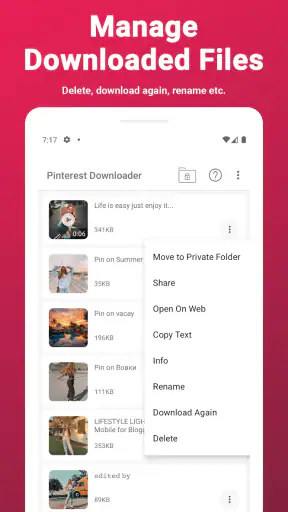 Video Downloader for Pinterest