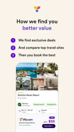 Vio: Hotels & travel deals
