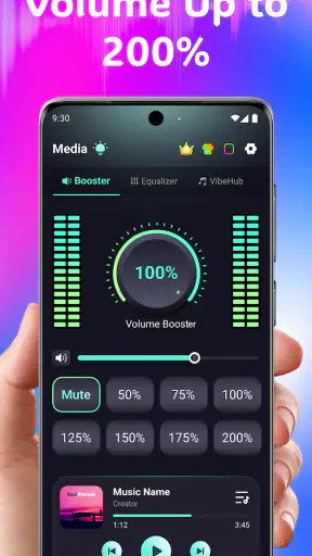 Volume Booster Bass Booster EQ
