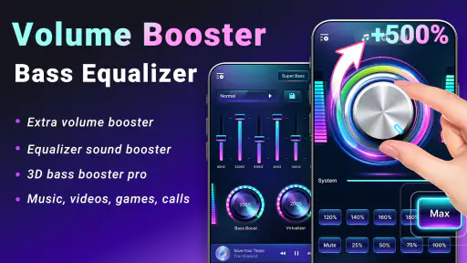 Volume Booster Bass Equalizer
