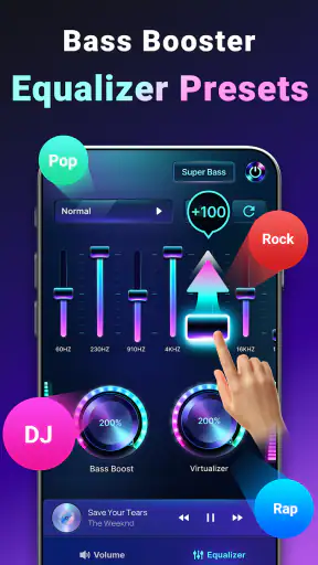 Volume Booster Bass Equalizer