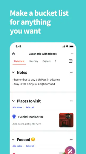 Wanderlog - Trip Planner App